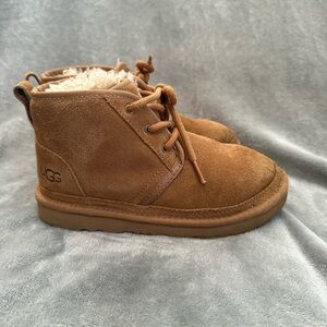 UGG Kids Youth Neumel Tan Suede Boots